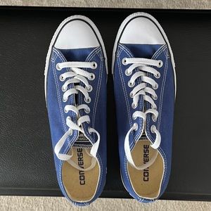 Mens blue Converse sneakers